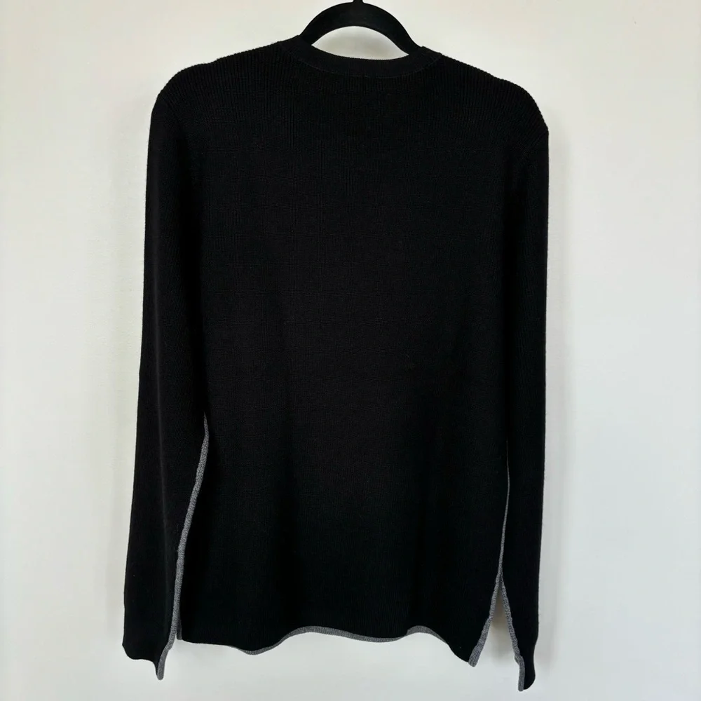 River Stone Gray‎ & Black Sweater Size M - Picture 3 of 5